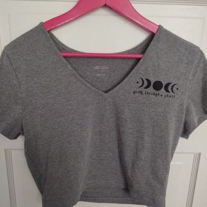 Going through a phase moon crop top